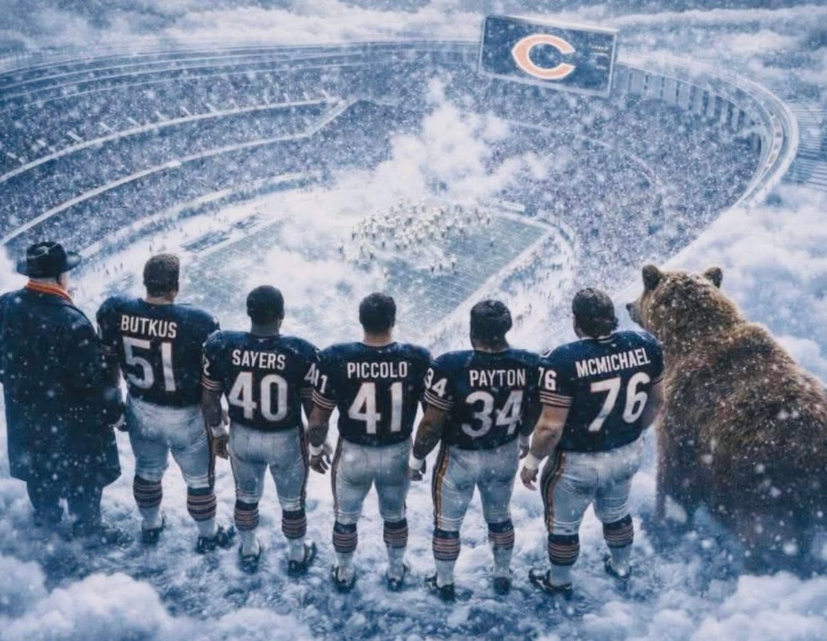 Soldier Field is gonna hit different today. #DaBears