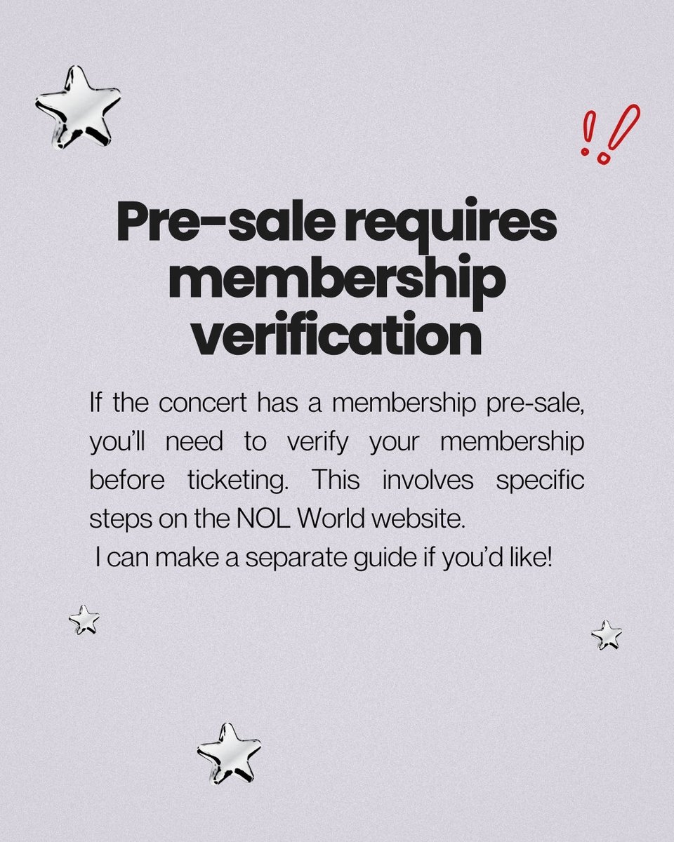 izzmatias's tweet photo. Things I wish I knew before buying kpop concert tickets on Global Interpark (NOL World)

Full list of tips at https://t.co/1dwyUJt1lR and https://t.co/hZBnn3SGc0 https://t.co/u8mr9J5qmC