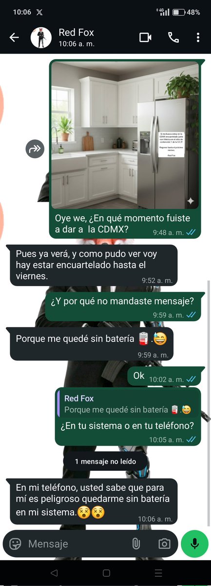 #furrymexico #furry #furryOC <a href="/RedFox_2057/">Agente Red Fox Álvarez 🇲🇽🇲🇽</a>

Una pequeña conversación con Red Fox.