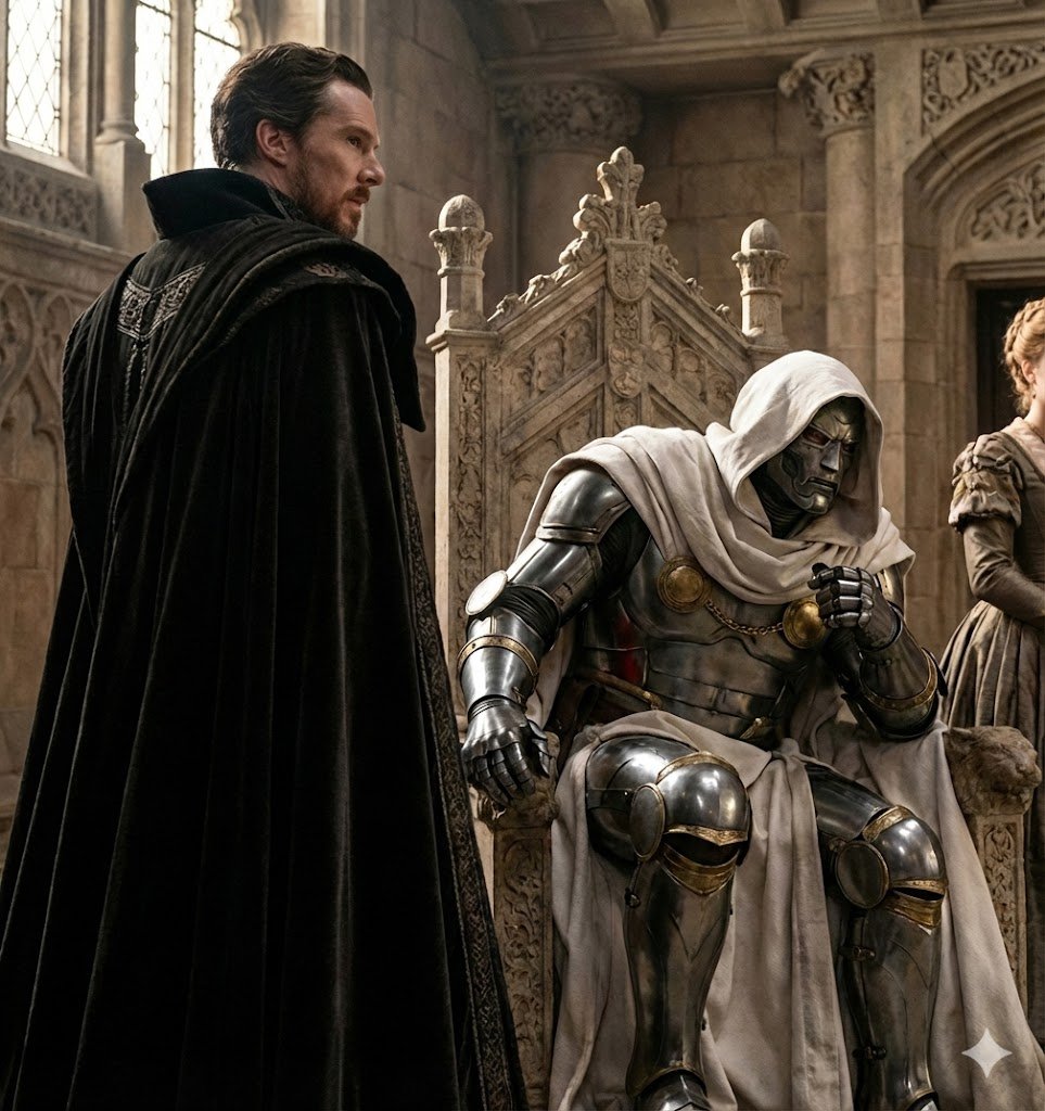 Majestic_ucm's tweet image. The hand of Dr. Doom will realize that creating Battleworld with Victor was a mistake. He will rectify his error by helping the Avengers infiltrate Dr. Doom's castle. He rules Battleworld, which is divided into many domains, and a council of barons meets to discuss what is…