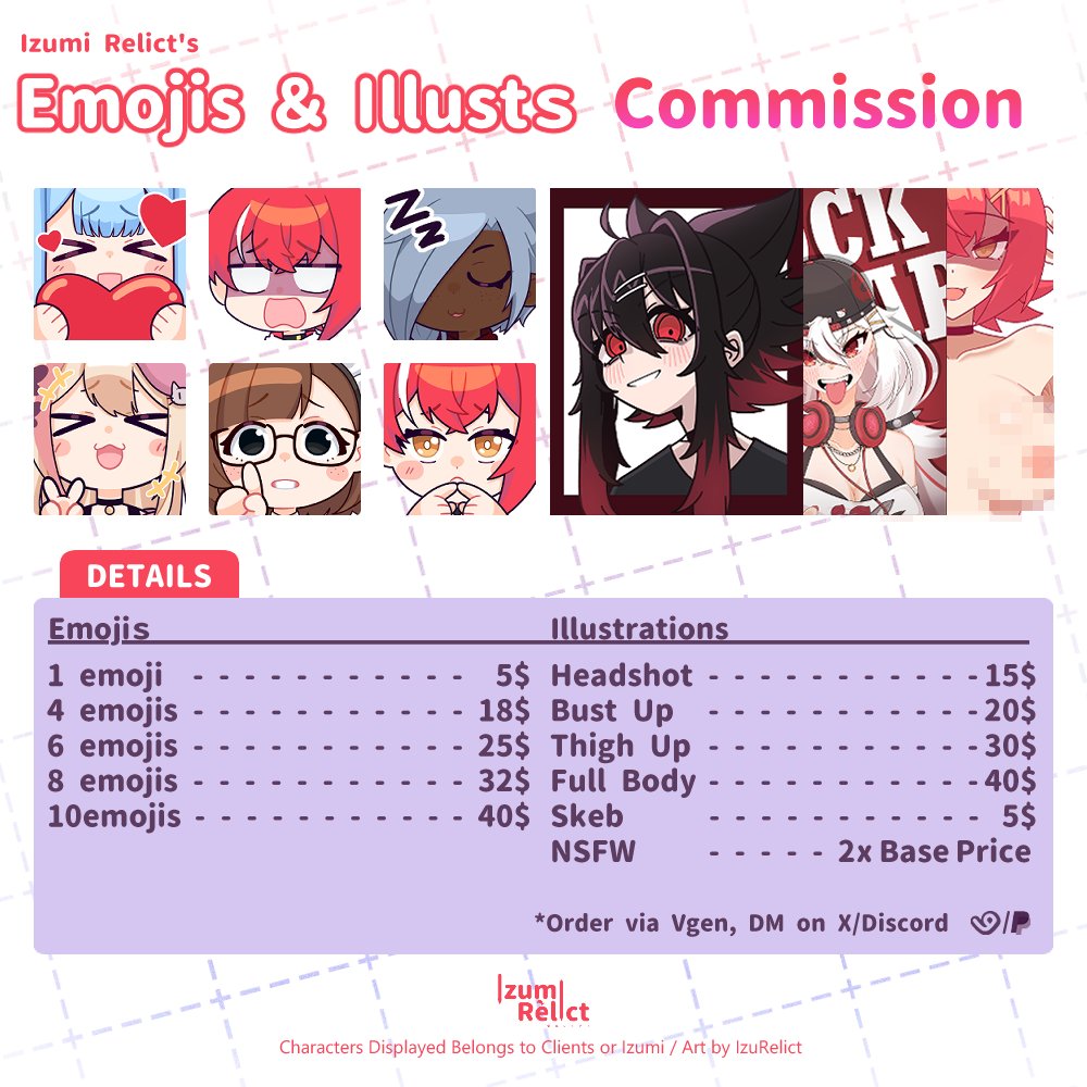 Izumi 維純 🤍 Commission open! tweet media