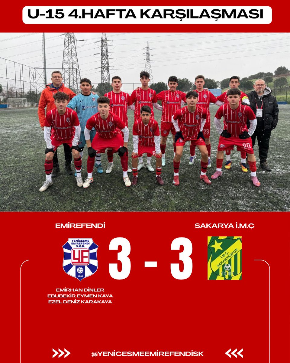 U-15 4.Hafta Maç Sonucu ✨