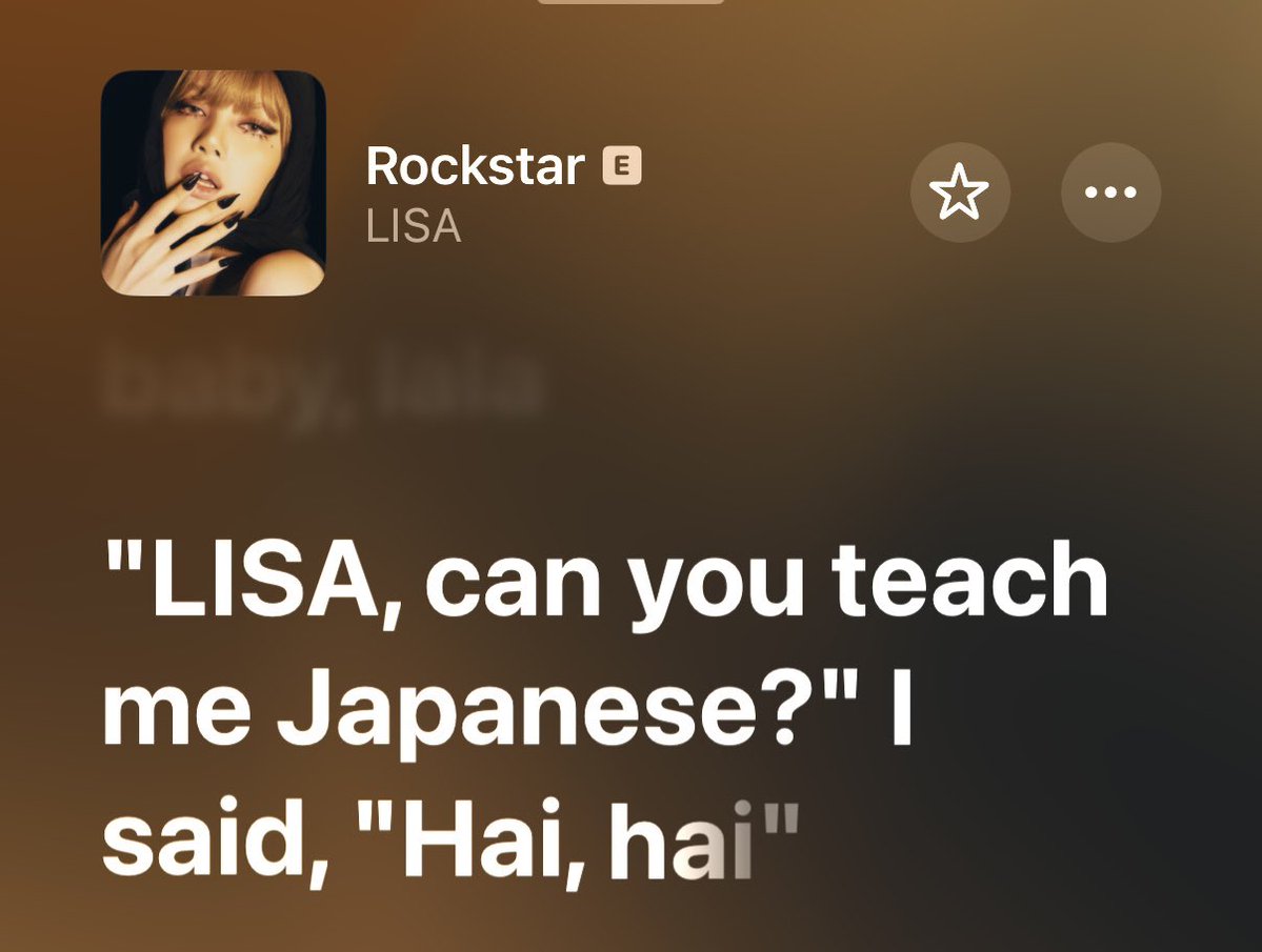 LISAのRockstarに関してはもうこの歌詞全力Hai.haiしたよね、日本公演だしドームにいるJAPANBLINKの一致団結具合凄くてみんなのバカデカボイスHai.haiドームに響き渡ってたな

#BLACKPINKDEADLINE 
#BLACKPINK_DEADLINE_IN_JAPAN