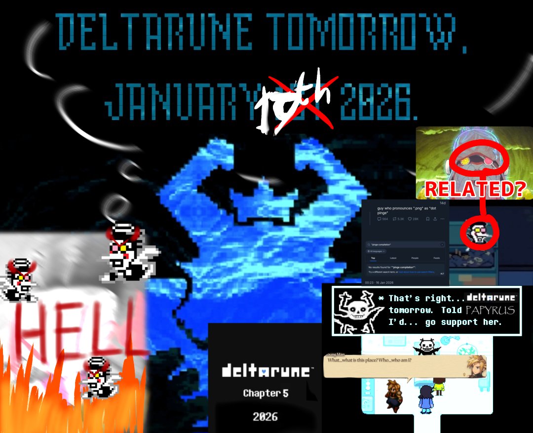 NotISCallie's tweet image. DELTARUNE has received a new graphical upgrade for its talk sprites! Curtesy of...uh...ummm.... I dont .know actually...