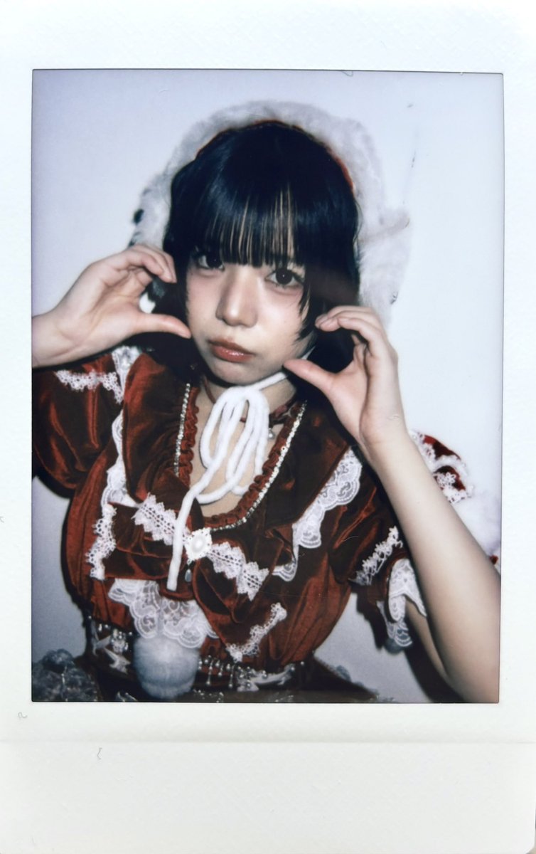 2025クリスマス衣装ランチェキ*.+ﾟ レイヤーっぽくなってるのかわいい