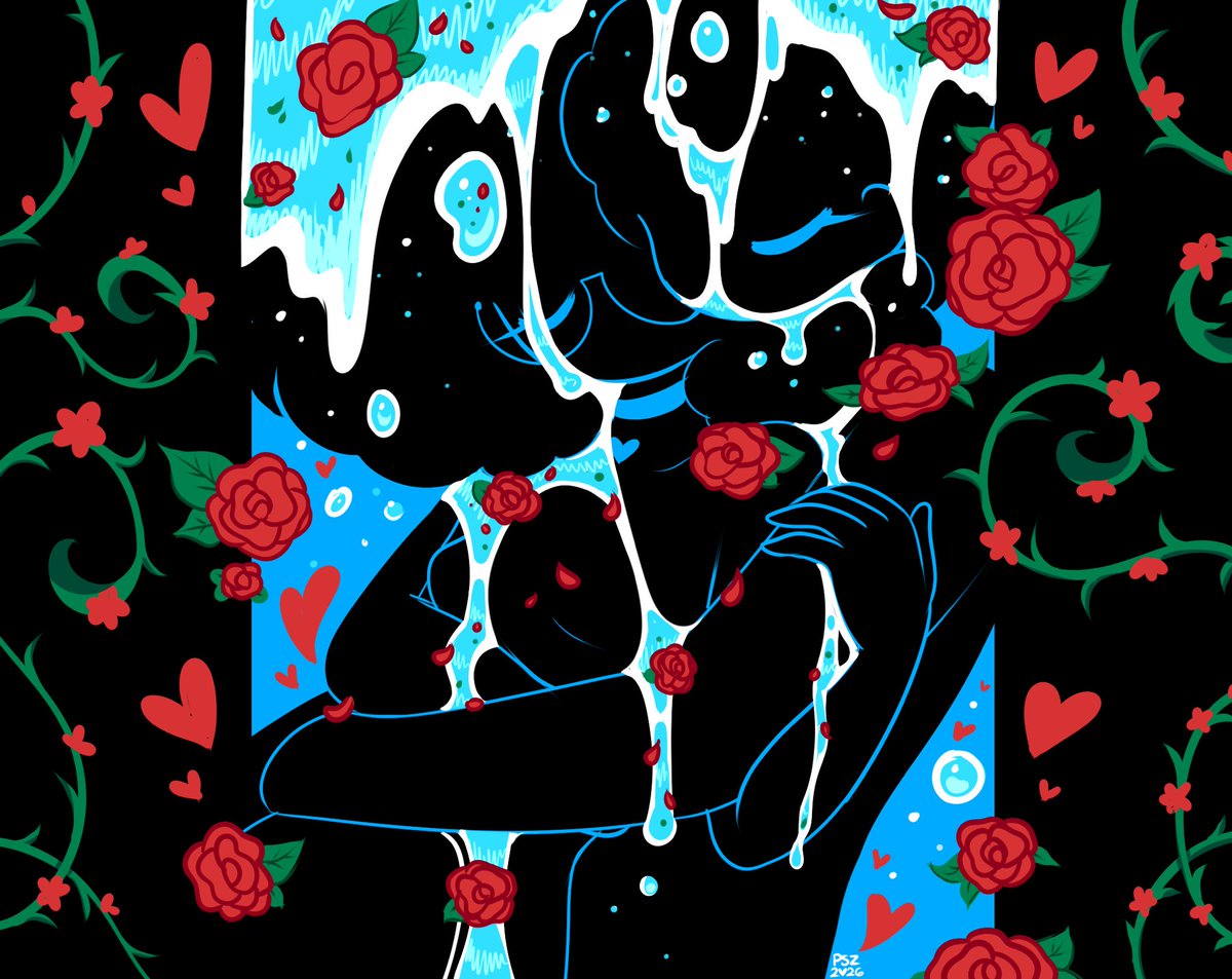 ❤️🌹Rose Water🌹❤️

(special heartwarming gift for my love, neko <a href="/0nyxFlow/">OnyxFlow 🔞 (Comms Soon)</a>)