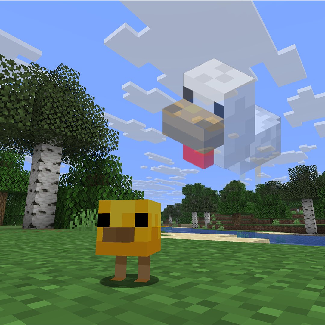 Minecraft's tweet image. REMEMBER WHO YOU ARE!!!!!!!!
