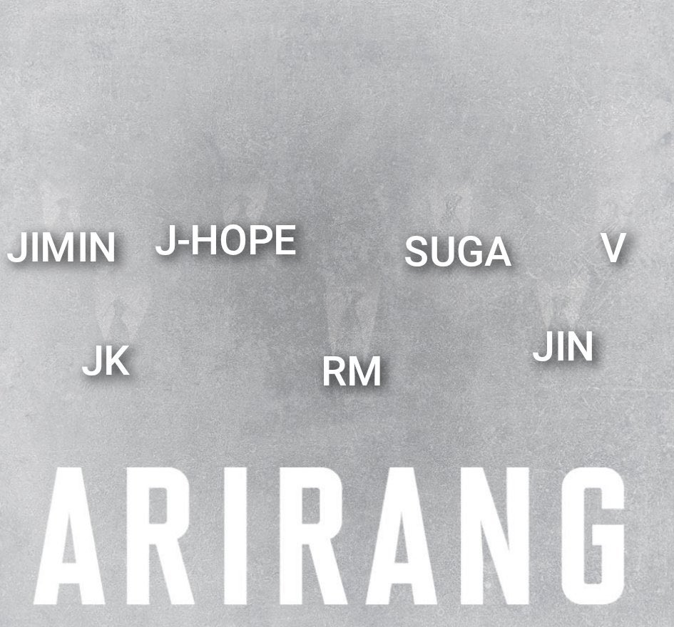 seokjinbit's tweet image. HOW THE MEMBERS ARE POSITIONED IN THE ARIRANG ALBUM COVER BASED OFF THE AUDIO 

FUCIWGSKSGSSKSHDH
