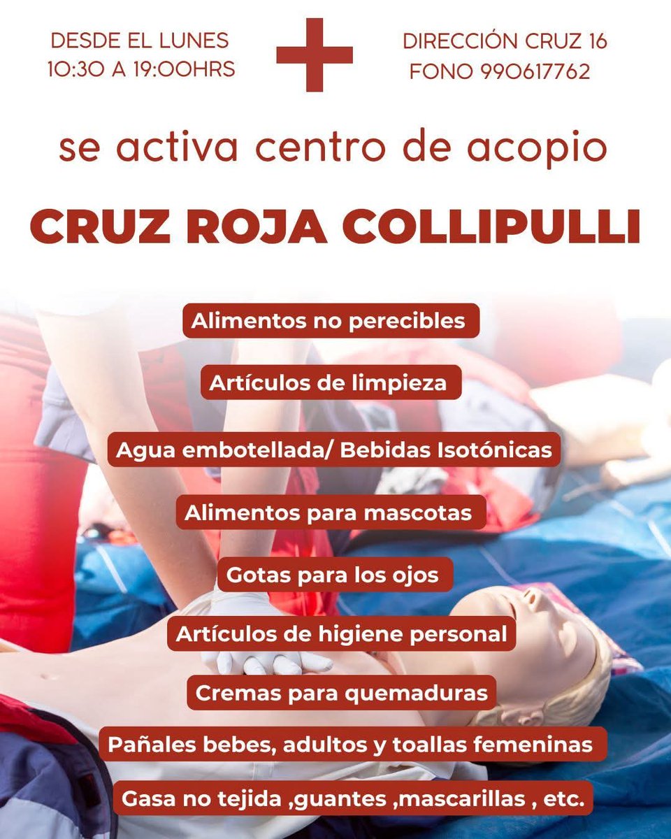 ComunOlla's tweet photo. Lugares de Acopio en la 8va Región #incendio #Penco https://t.co/evgUgUYtYF
