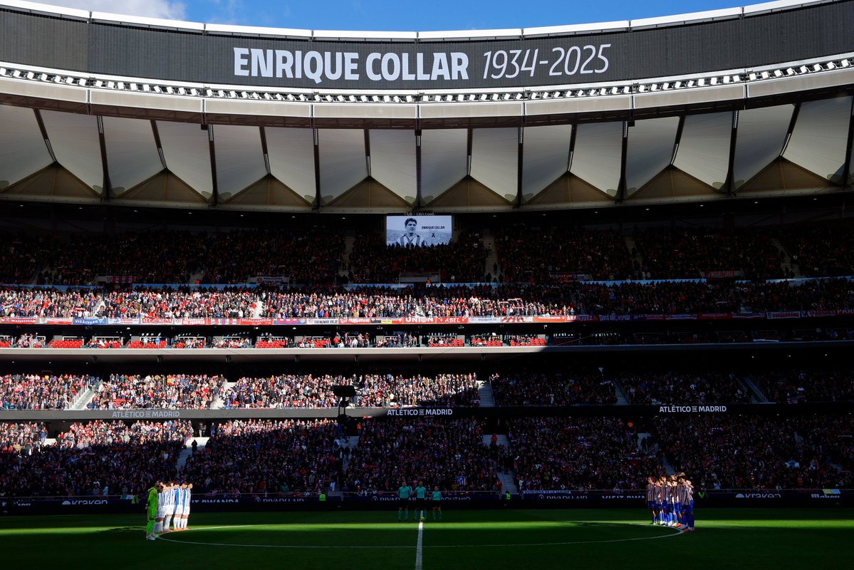 Ha sido precioso el homenaje del <a href="/Atleti/">Atlético de Madrid</a> y la Afición, en eterna memoria del “Niño” Don Enrique Collar.