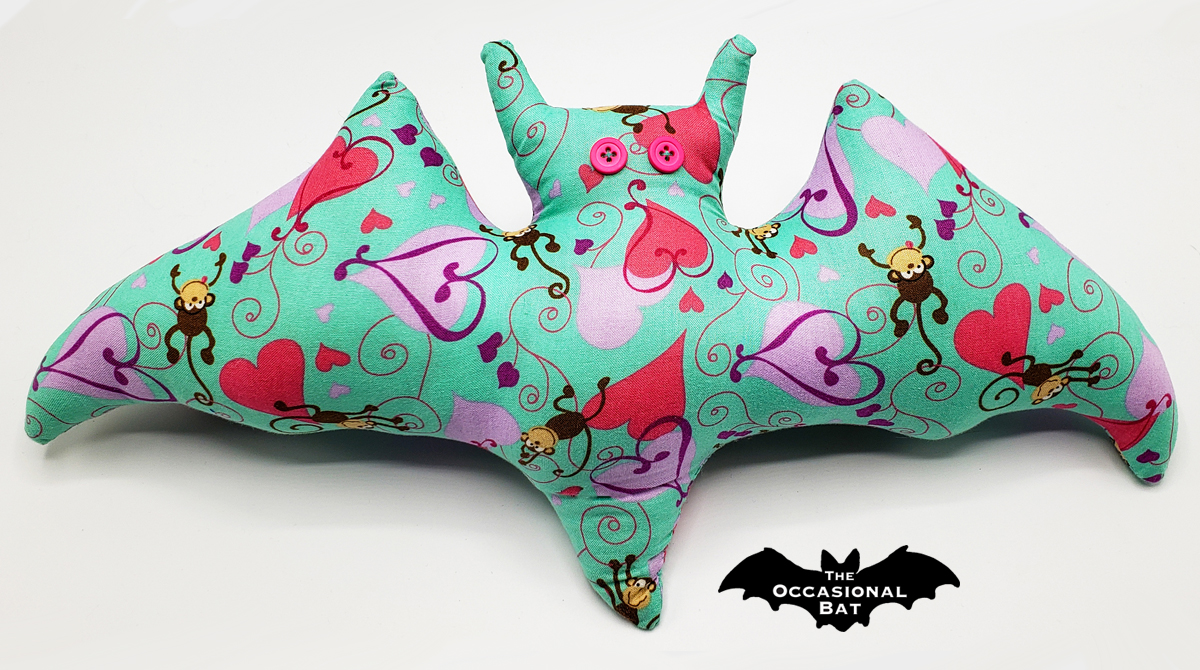 OccasionalBat's tweet image. When hearts and monkeys collide, love swings into action! Who knew romance could be so playful? Let's hang out and embrace the wild side! #LoveInTheAir #MonkeyBusiness #HeartfeltFun #handmade #valentine #theoccasionalbat 💜🐒🩷  theoccasionalbat.etsy.com/listing/443934…