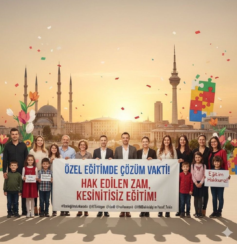 Bizler ayrıcalık değil adil ve gerçekçi bir ücret talep ediyoruz!
#ÖzeleğitimAnkarada
<a href="/RTErdogan/">Recep Tayyip Erdoğan</a> <a href="/EmineErdogan/">Emine Erdoğan</a> <a href="/tcbestepe/">T.C. Cumhurbaşkanlığı</a> <a href="/iletisim/">T.C. İletişim Başkanlığı</a> @ccsbb <a href="/HMBakanligi/">T.C. Hazine ve Maliye Bakanlığı</a> <a href="/memetsimsek/">Mehmet Simsek</a> <a href="/tcmeb/">Millî Eğitim Bakanlığı</a> <a href="/Yusuf__Tekin/">Yusuf Tekin</a> <a href="/tcailesosyal/">T.C. Aile ve Sosyal Hizmetler Bakanlığı</a>