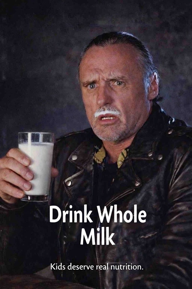 HowlingTrad's tweet image. Always have. #DrinkWholeMilk 🥛