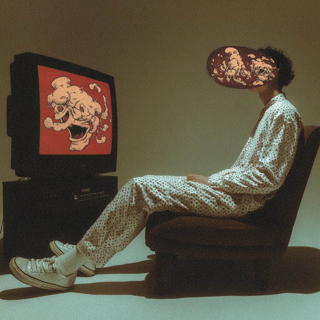 Screen addiction concept set