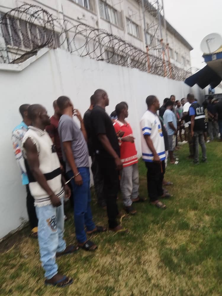 samgeorgegh's tweet image. Over the last 48 hours, intelligence led by the @CSAGhana identified several suspected cybercrime centres operating within East Legon Hills, Afienya, Kwabenya, Weija, and Tuba. The intelligence indicated that young men were being exploited and coerced to engage in various…