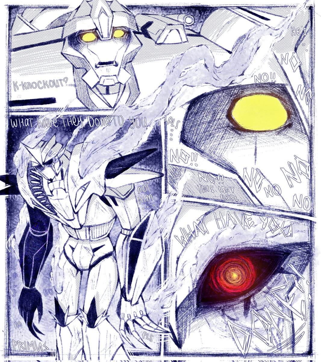 neonstrik333's tweet image. [REPOST] Change of Fate PT 1/?

Fuhuhuhu imagine it was Knockout who got captured instead of Breakdown fuhuhuhuhu 🥀🥀🥀 #transformersprime #kobd #knockout #breakdown