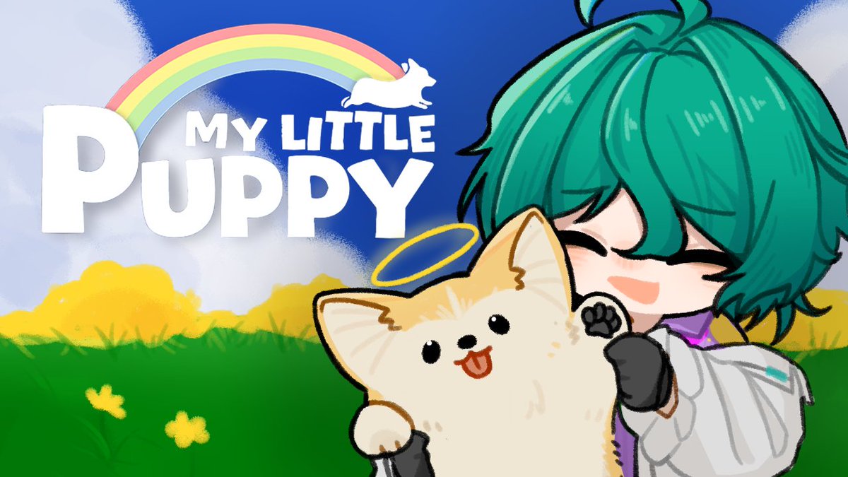【My Little Puppy】
Welcome to Doggy Heaven.🐶

🕖 : 5:00PM EST | 2:00PM PST | 7:00AM JST
🔗 : youtube.com/live/jQdGAm0-s…
🎨 by Sasayama_komaru