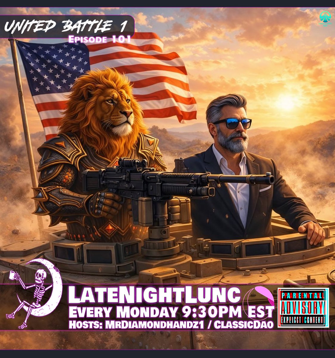 LUNC army join us Tonight at 9:30 PM EST for Late Night Lunc! We will  discuss the latest news and developments in crypto, the real world, and all  things Luna Classic! Hosts: @