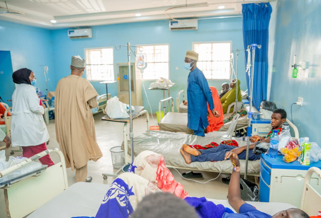 I visited the 44 Nigerian Army Reference Hospital to meet Mrs Sarah Achi and her daughter, recently released from captivity, and to personally convey my condolences on the tragic death of her husband, the late Venerable Edwin Achi. It was a moment of deep solemnity, and I