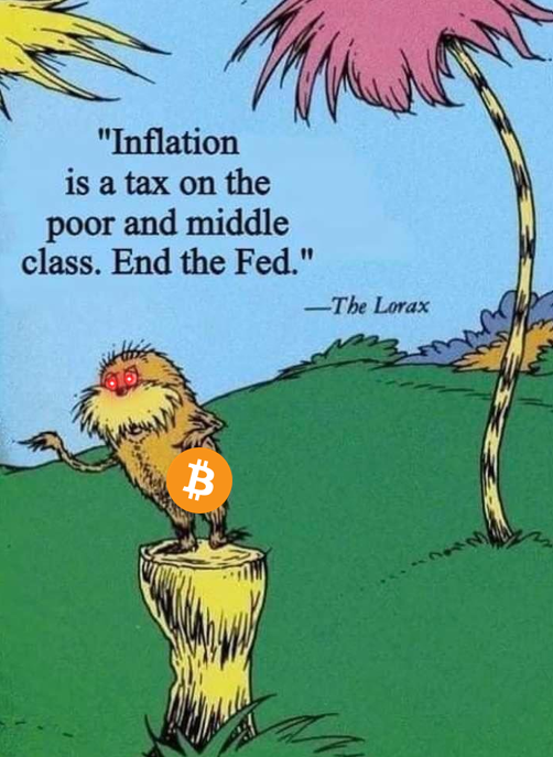 The Lorax understands #Bitcoin better than your financial advisor