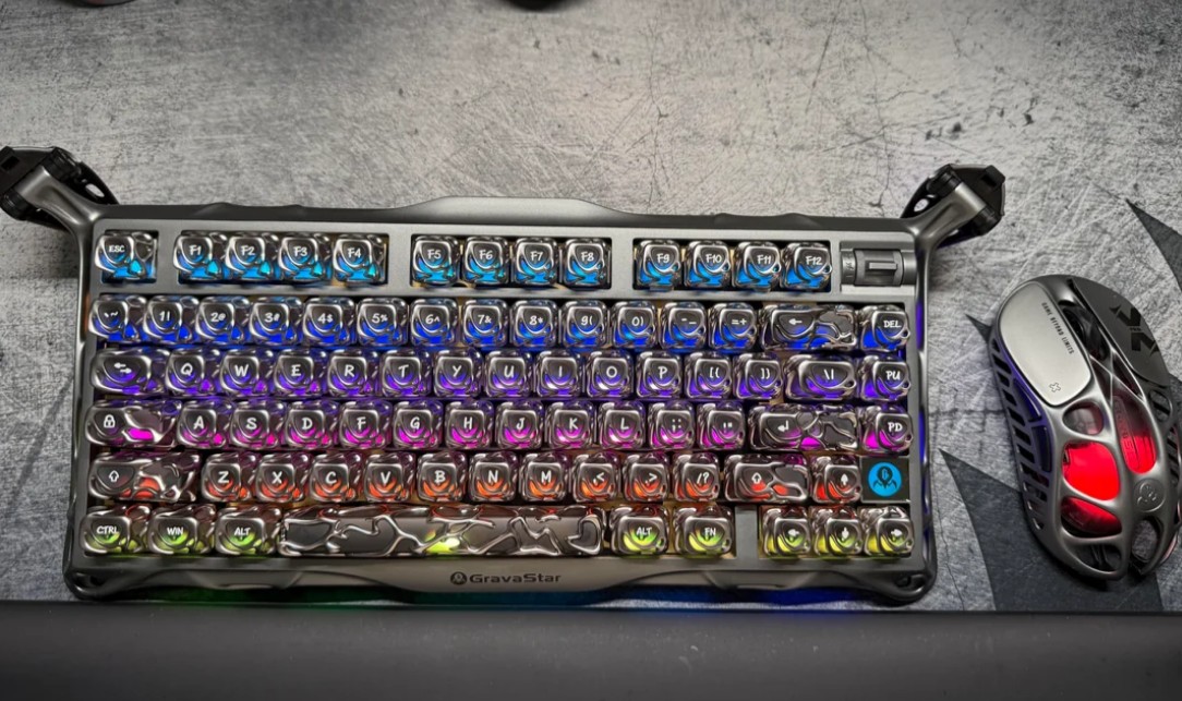 k1 pro with custom venom keycaps  <a href="/GravaStar_/">GravaStar</a> #Gravastar  #gravastarcustomkeyboard