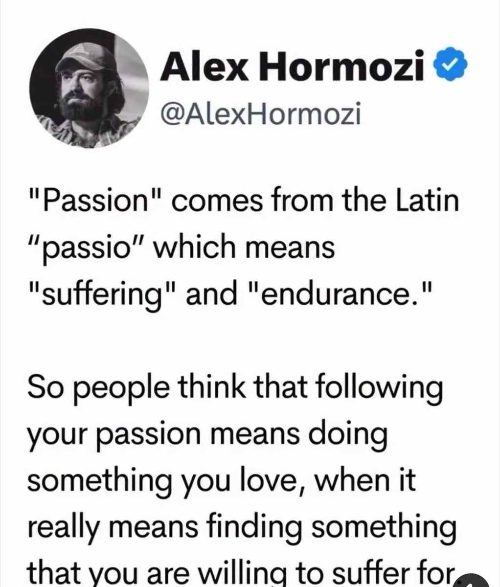 MamaToWolves's tweet image. I like this. It makes sense. Typically things we love to do, come at a cost; immense dedication, failure, frustration, uncertainty, fear, feelings of insecurity. But we love it enough to keep pushing forward, taking risks, realizing our mistakes and flaws in the process.