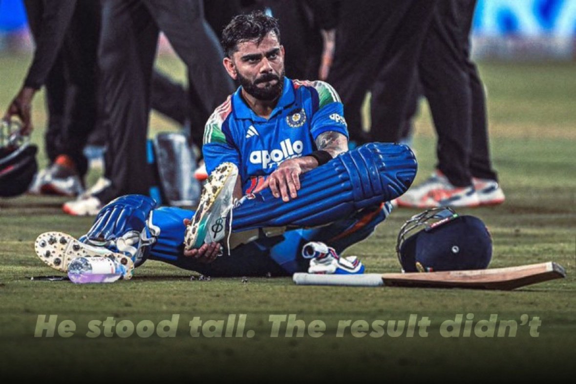 SumitLinkedIn's tweet photo. Not every match gives a win.
Some give belief.
Virat Kohli &amp; Harshit Rana thank you. https://t.co/5jeHi8qWwx