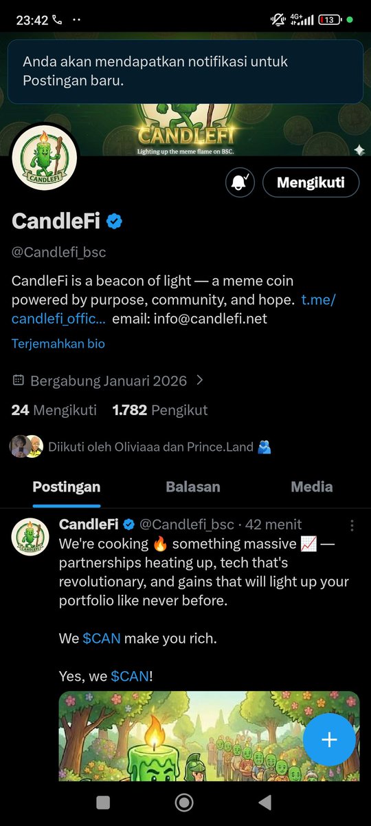 Damage01190959's tweet photo. @Prinz_Land @Candlefi_bsc Yes we $CAN

0x11FDe56541bf3fBA3b7262e5Ad2Bc2e0BcA112fB https://t.co/anrwczERTu