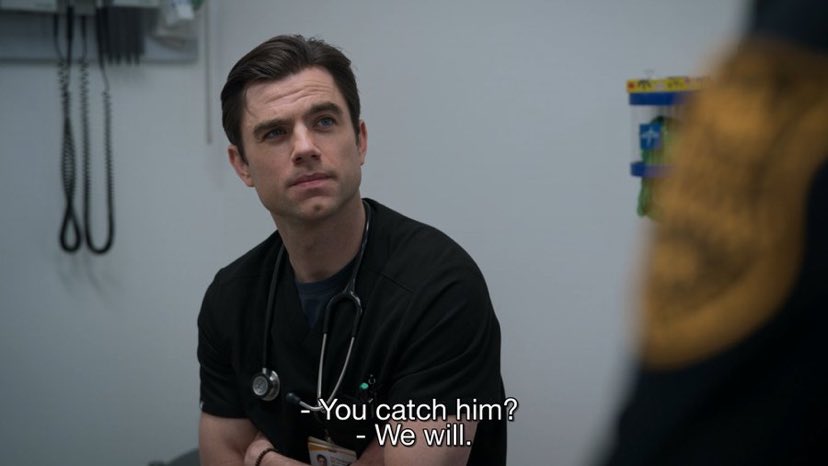 congratulations to patrick ball for making langdon seem hot in this scene even with his lego hair