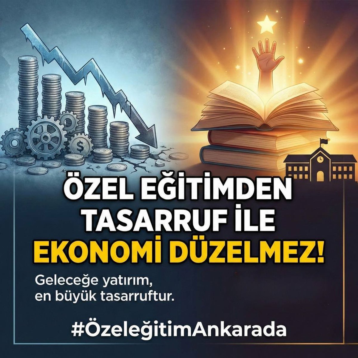 Engelleri kaldırmak için Ankara’ya geliyoruz. Sessiz kalmıyoruz, vazgeçmiyoruz.
#ÖzeleğitimAnkarada
<a href="/RTErdogan/">Recep Tayyip Erdoğan</a> <a href="/EmineErdogan/">Emine Erdoğan</a> <a href="/tcbestepe/">T.C. Cumhurbaşkanlığı</a> <a href="/iletisim/">T.C. İletişim Başkanlığı</a> <a href="/HMBakanligi/">T.C. Hazine ve Maliye Bakanlığı</a> <a href="/memetsimsek/">Mehmet Simsek</a> <a href="/tcmeb/">Millî Eğitim Bakanlığı</a> <a href="/Yusuf__Tekin/">Yusuf Tekin</a> <a href="/tcailesosyal/">T.C. Aile ve Sosyal Hizmetler Bakanlığı</a>