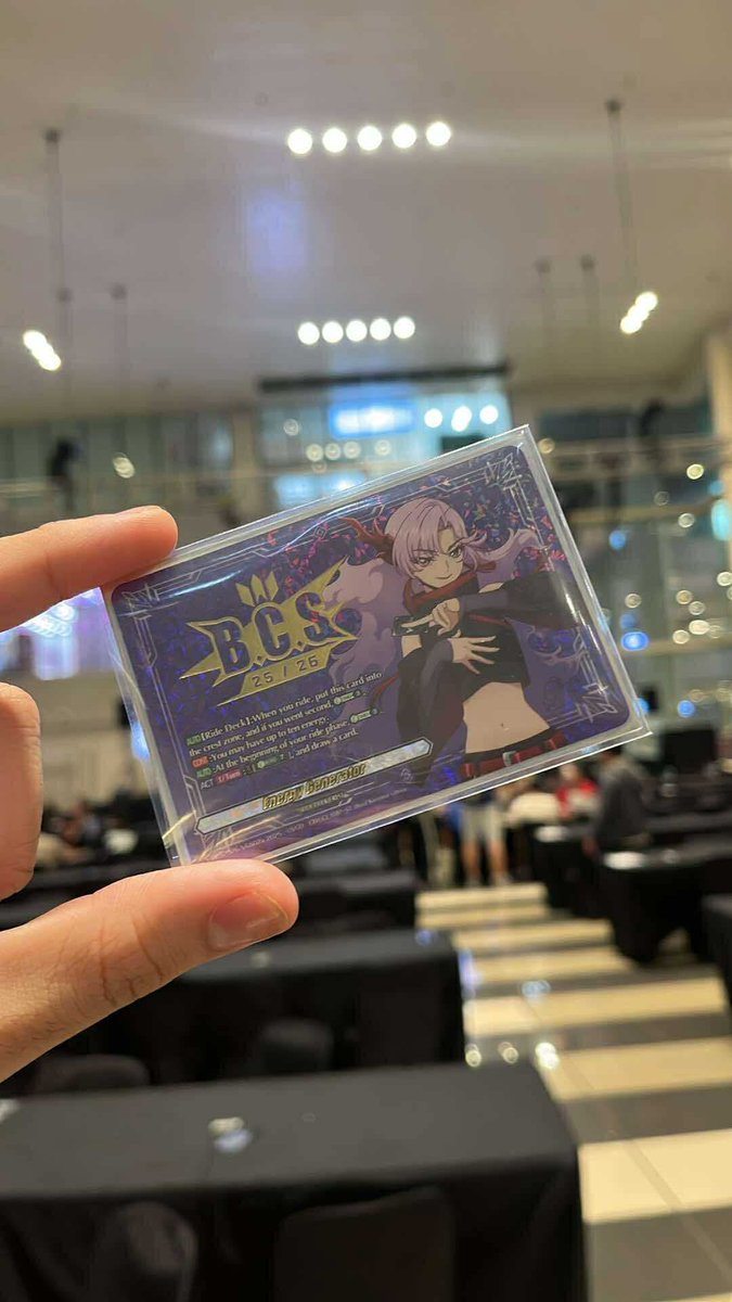 It was still an eventful day as it was my first major win granting me a Hikari Crest Generator. Id like to thank Eugene Teo for offering to trade a Nao Sybilt Crest for a Hikari Crest