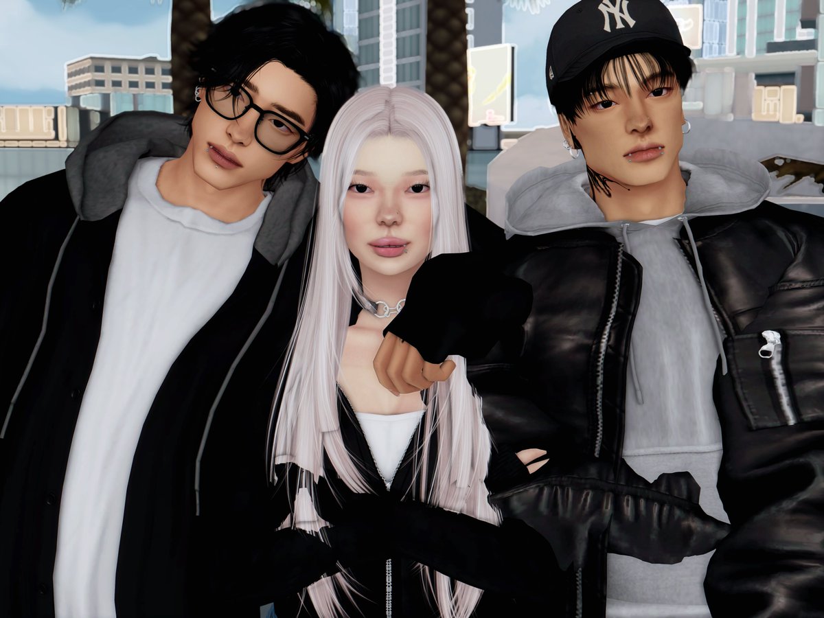 jeongiesims's tweet photo. my favorite trio <3 https://t.co/4a2TWp8r2K