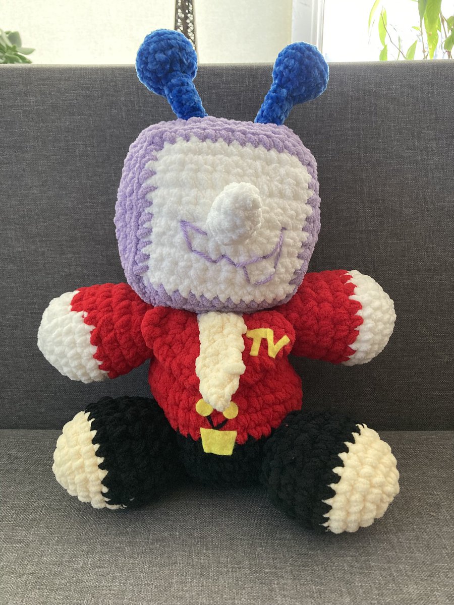 Dim_Sauce's tweet image. Here is the first Tenna plushie that was already sold to someone ^^