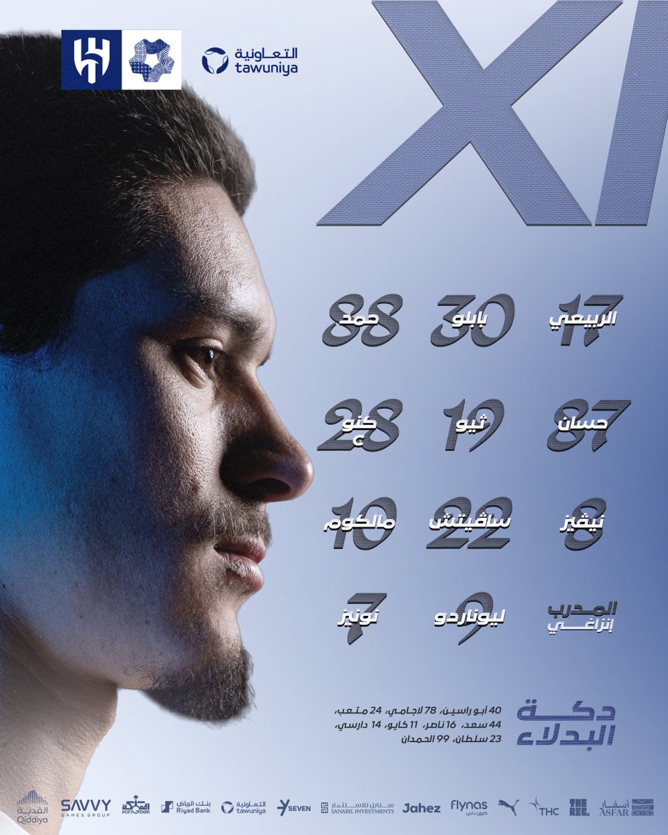 Alhilal_FC's tweet photo. 📋 قائمة #الهلال في مواجهة "نيوم" ☑️ https://t.co/VgzKwJVt9f
