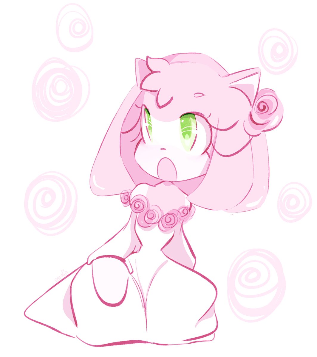 🌷

#amyrosefanart #SonicTheHedgehog #mobian