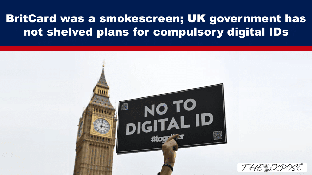 ExposeNewsGB's tweet photo. The UK government confirmed it is scrapping the mandatory requirement for digital ID cards by 2029 - those opposing digital IDs celebrated. However, the devil is in the details. #DigitalAgenda #DigitalID #LatestNews
https://t.co/3KRgZ7o8wA https://t.co/hIs3oefffo