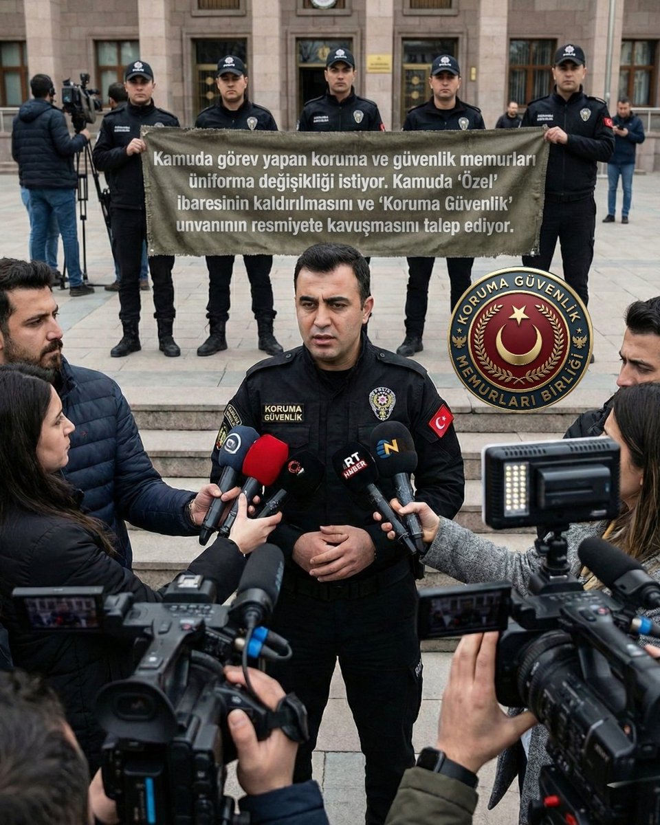 Hedefimiz bu kareyi gerçeğe dönüştürmek! 🇹🇷 Kamuda 'Özel' ibaresinin kalkması ve 'Koruma Güvenlik' unvanının resmiyete kavuşması için çalışıyoruz. (Görsel temsilidir) #KorumaGüvenlik