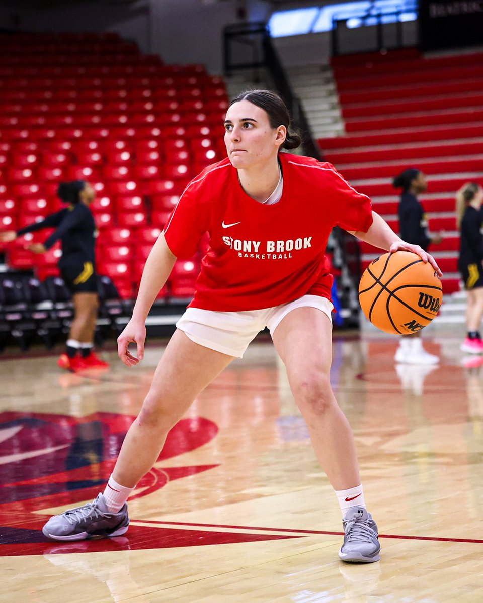 StonyBrookWBB's tweet image. Almost go time ‼️

🌊🐺 x #CAAHoops