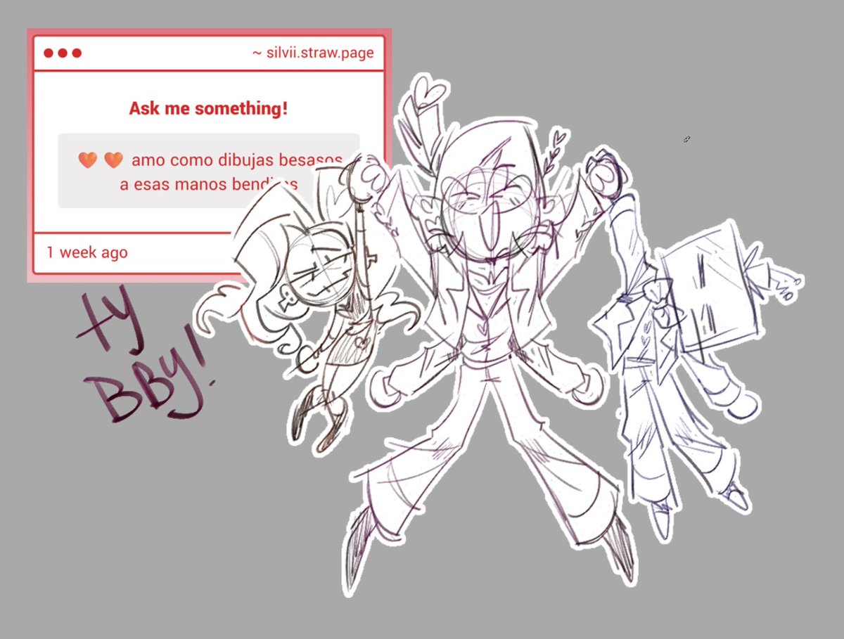 Now, let's answer these little things 🤗🤗
#HazbinHotel #HazbinHotelSeason2 #HazbinHotelfanart #HazbinHotelVox #HazbinHotelValentino #hazbinhotelvelvette #HazbinHotelVees #StaticMoth