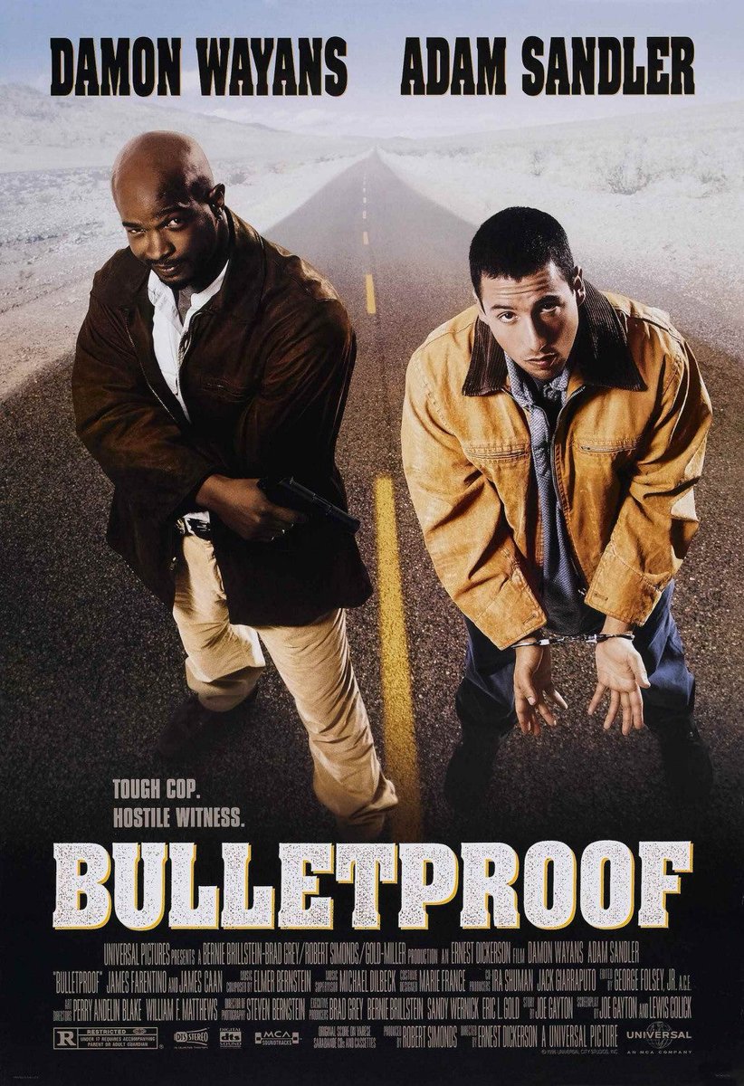 disc_connected's tweet image. ***ANNOUNCEMENT***

Coming soon on #4K in the US from @KinoLorber: #Bulletproof (1996)!

Brand New HDR/Dolby Vision Master!
Damon Wayans | Adam Sandler | James Caan | James Farentino | Bill Nunn | Monica Potter
Shot by Steven Bernstein (Murder at 1600 / The Waterboy)
Music by