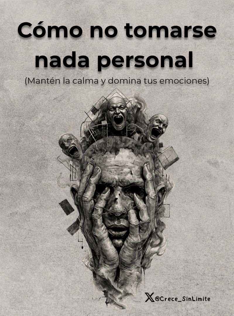 Crece_SinLimite's tweet image. Como no tomarse nada personal:

-Hilo-🧵