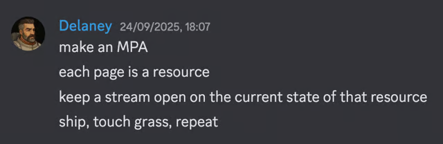 Datastar CEO tweet media