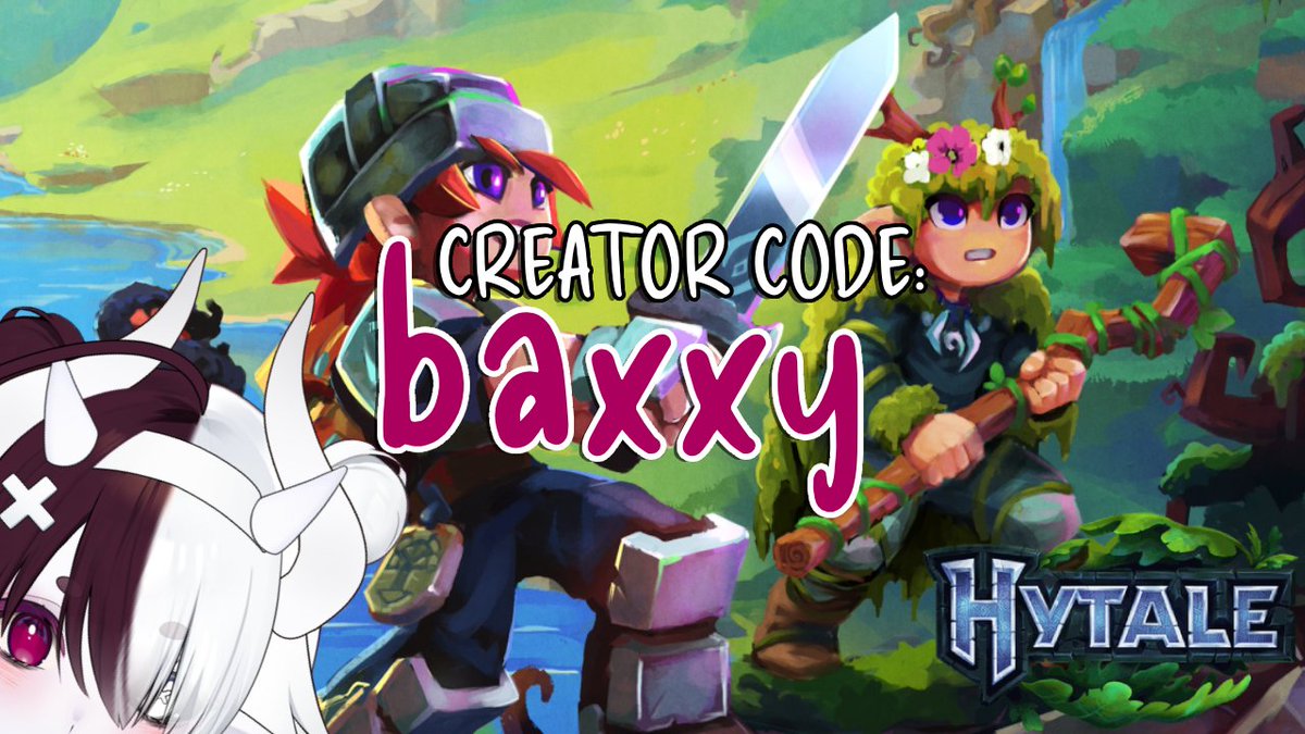 I'M NOW AN OFFICIAL AFFILIATE OF HYTALE!!

Use creator code baxxy on checkout if you wanna support me and the channel! 🥰🥰🥰