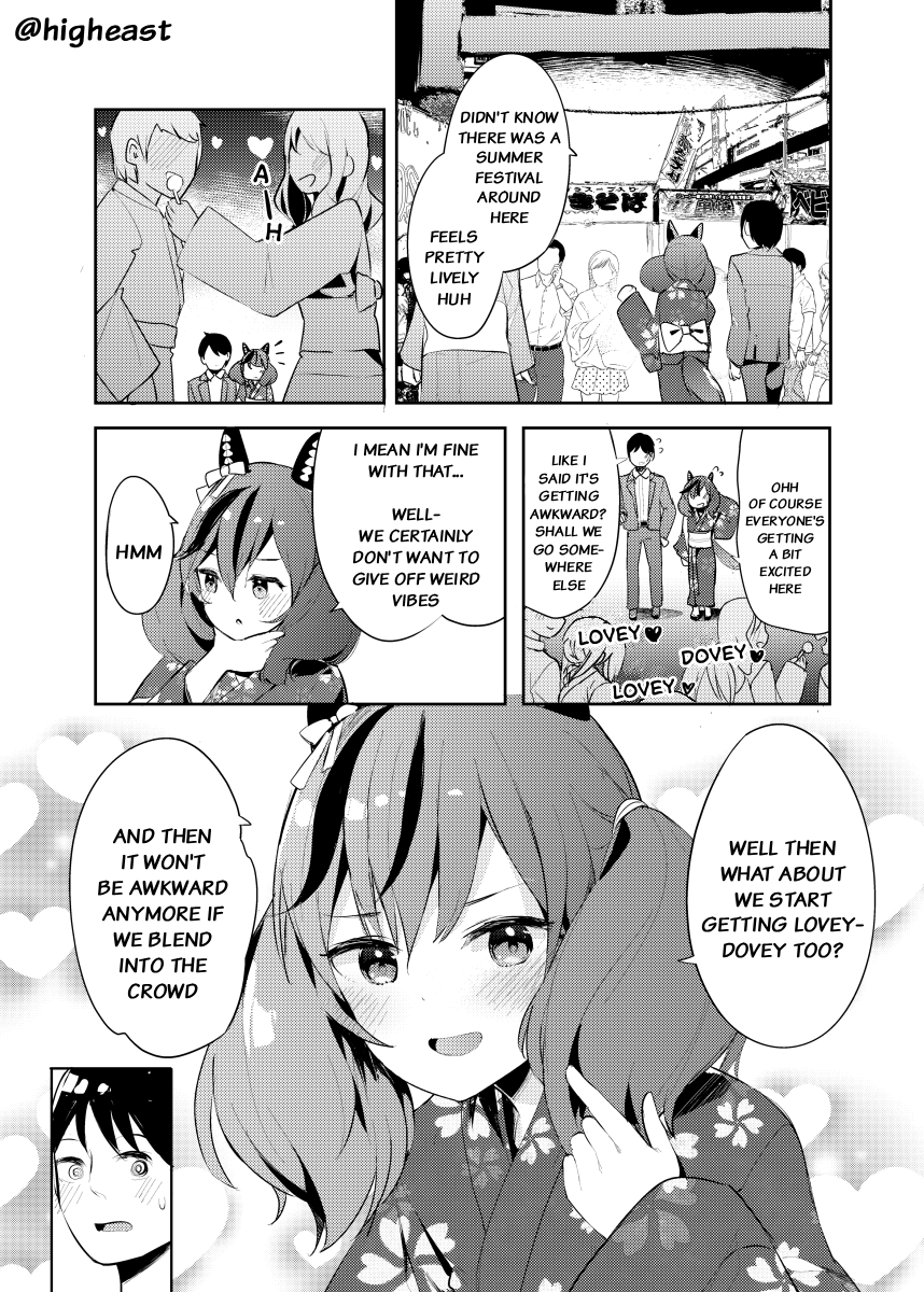 Umamusume English Translation
"A sudden confession from Nice Nature at summer festival"
(1/2)
#NiceNature
#Umamusume
#UmaTranslations
#英訳