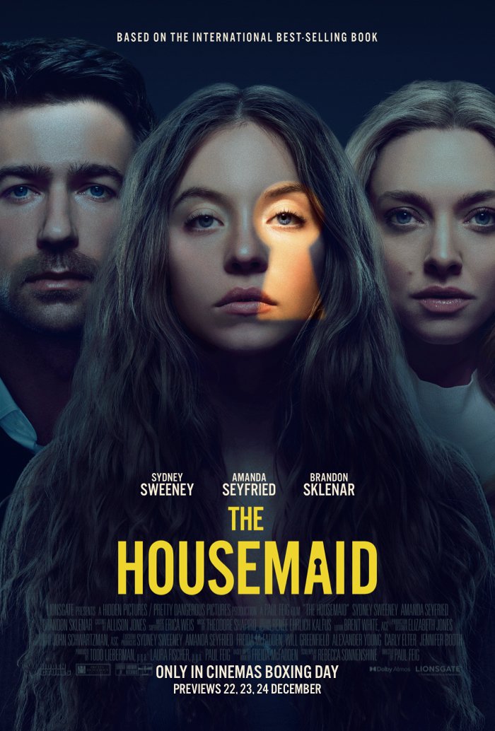 PPatchwork's tweet image. A la 4e place du BO US ce week-end : #TheHousemaid, avec Sydney Sweeney et Amanda Seyfried.

+ 8,5 M de $ cette fois.
108,7 M de $ aux USA depuis son lancement en salles.

247,3 M de $ niveau monde.

La suite est déjà signée.