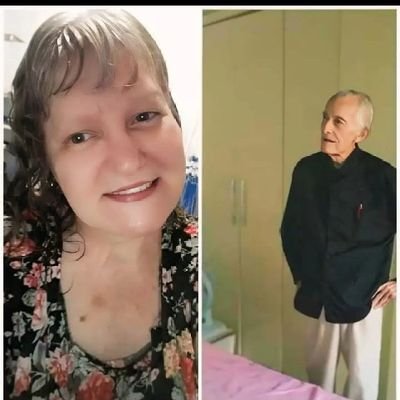 Eu e meu falecido marido