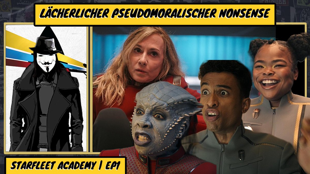 STARFLEET ACADEMY | EP1 | PSEUDOMORALISCHER NONSENSE
youtu.be/6r128VuhcPk