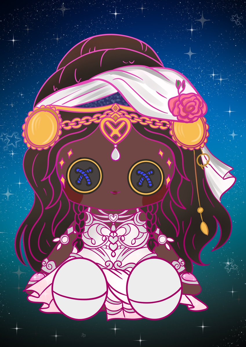 I really wanted to draw enchantress valentine skin. I had very little image to work from so I do my best. #IdentityV #idv #enchantress