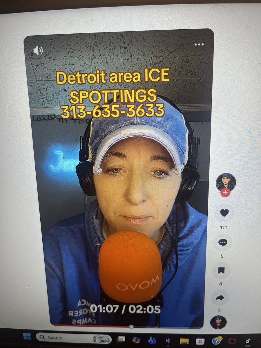 JamieSetter's tweet image. This person on Tik Tok has been busy this morning. Here’s the info she gave to the public  @ICEgov  Michigan.