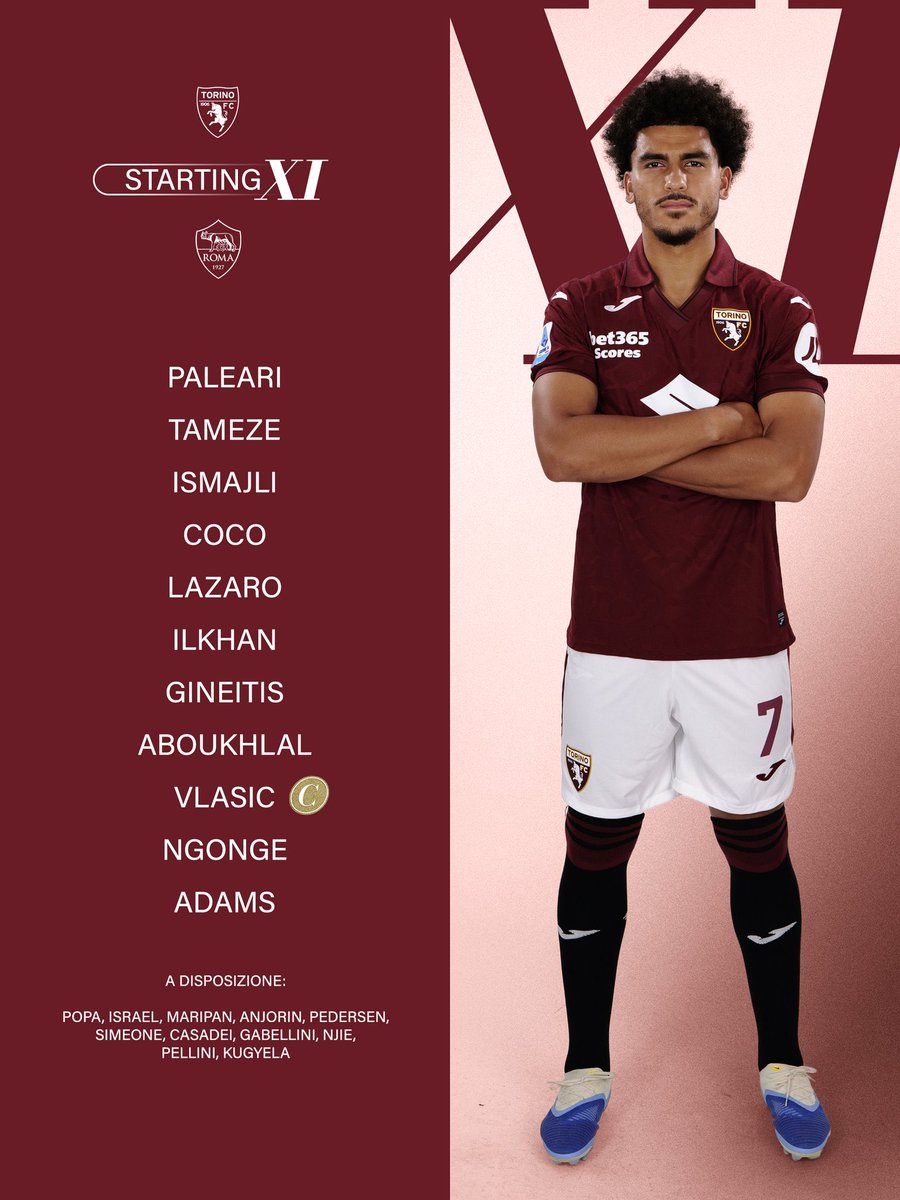 La formation officielle pour affronter la Roma de Gasperini ! 🐺

<a href="/R_Rabal/">Rabal 𝕏 AS Roma</a> <a href="/ASRomaFrancopho/">AS Roma Francophone</a>